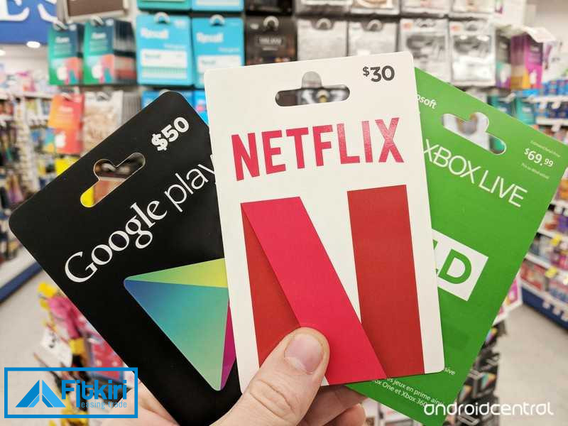 Gift cards psn xbox nintendo steam itunes google play