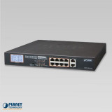 Planet Gsd-1002vhp8-port 10/100/1000t 802.3at Poe + 2-port 1
